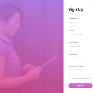 Login responsive bootstrap page