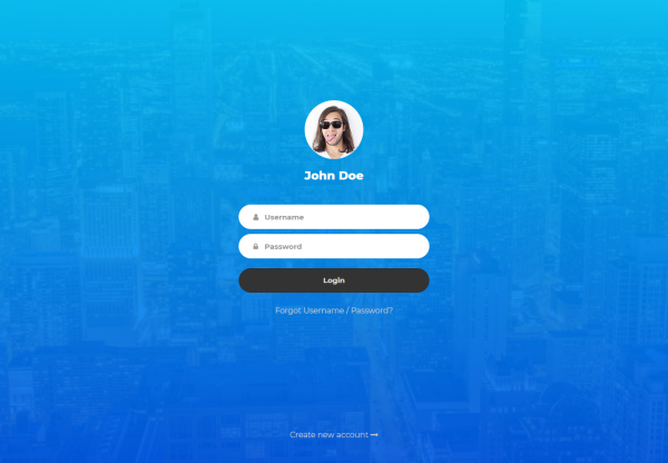 Login responsive bootstrap page - Image 3