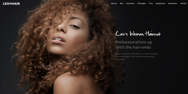 Saloon Website Template