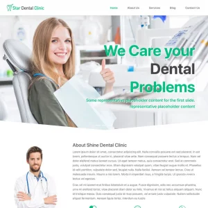 Dentist Website Template
