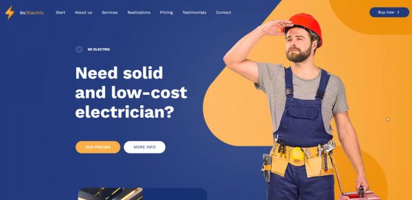 Electrician Website Template