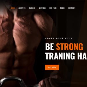 Gym Website templates